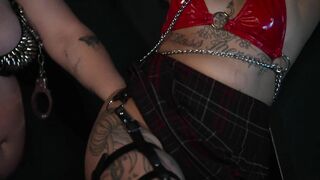 Kinky Femme Domme Lesbian Sex in the Oasis Aqualounge Dungeon