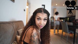 British Maid Joins Hot Couple in a 3some 