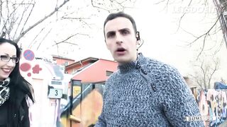 Hot MILF Stella Star Eats Cum after Rough Fuck on Backseat - LETSDOEIT