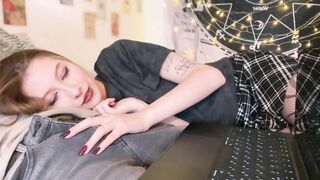 Horny Bitch Harasses Guy, Blowjob, Cowgirl, Creampie - YourSofia