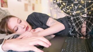 Horny Bitch Harasses Guy, Blowjob, Cowgirl, Creampie - YourSofia