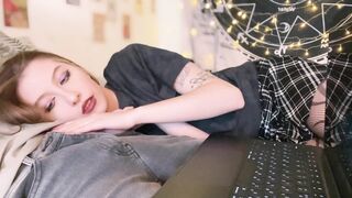 Horny Bitch Harasses Guy, Blowjob, Cowgirl, Creampie - YourSofia