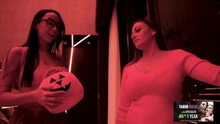 Gaby Ortega in Seduced by my Step Sister before her Halloween Party