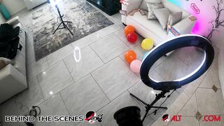 Misha Montana and Rebecca Vanguard Sharing Johnny Nitro BTS