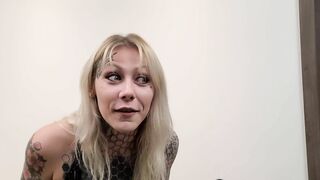 Nayomi Sharp Tattooing herself AltErotic Logo