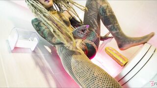 Alternative Tattoo Model Solo Piss Action