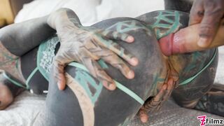 Tattoo Girl Anuskatzz Get Fucked Balls Deep In Her Ass