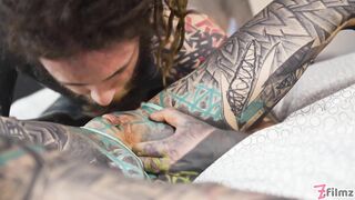 Tattoo Girl Anuskatzz Get Fucked Balls Deep In Her Ass