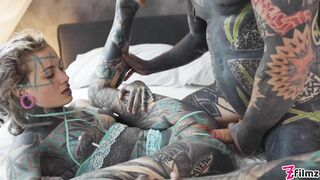 Tattoo Girl Anuskatzz Get Fucked Balls Deep In Her Ass