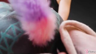 Pet Play Dominatrix Controls Tattoo Cat-girl