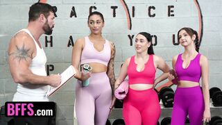 BFFS Don’t Pay for Gym Memberships Feat. Brookie Blair, Serena Hill & Ariana Starr - TeamSkeet