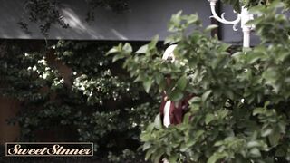 Sweet Sinner - Gorgeous Brunette Vanessa Sky Fucks with Codey Steele at his Massage Parlor