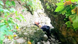 ANAL OUTDOOR ADVENTURE: Anal Sex with an Inked Beauty Slut