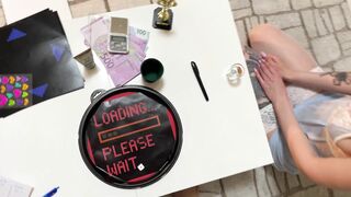 The Cum Contest two Girls Hot CFNM Dice Challenge with Precum Weighing try not to Cum Style Stroking