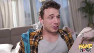 Fake Hostel - Anal Sex bunk up for college teens staring tattoo beauty Eden Ivy