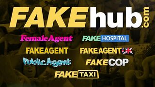 Fake Taxi Fetish Queen in black leather gets anal creampie