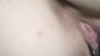 Goth Babe goes solo to a body jerking orgasm