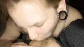 Everytime we go somewhere, she sucks me off.