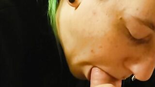 Sexy Birthday Blowjob Empties my Balls