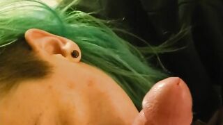 Sexy Birthday Blowjob Empties my Balls