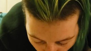 Sexy Birthday Blowjob Empties my Balls