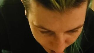 Sexy Birthday Blowjob Empties my Balls