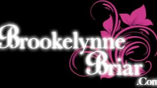 Brookelynne Briar Teases A Her Tiny Asshole Open With A Big Anal Plug