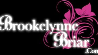 Brookelynne Briar Teases A Her Tiny Asshole Open With A Big Anal Plug