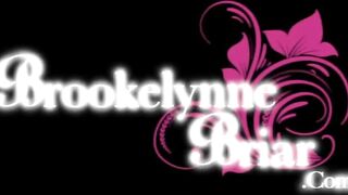 Brookelynne Briar Teases A Her Tiny Asshole Open With A Big Anal Plug