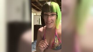 I caught you jerking your tiny dick