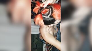 Emo / Punk / Goth Teen Sucks Cock Like A Pro