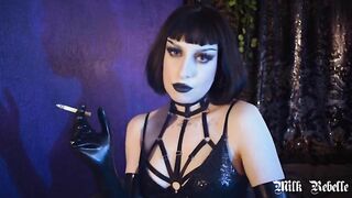 ty Mistress Teases you with her Strap-On and Cigarettes - Milk Rebelle