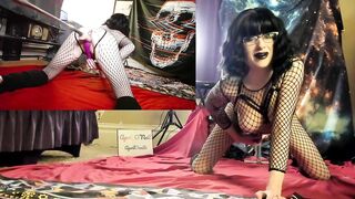 Goth Girl gets Her Easter Basket Filled - Anal Plug