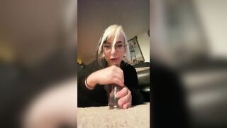 Goth Egg POV Riding and Sucking Toy
