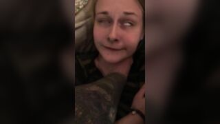 Fucking on my Roommates Bed while She’s in the Bathroom POV