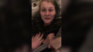 Fucking on my Roommates Bed while She’s in the Bathroom POV