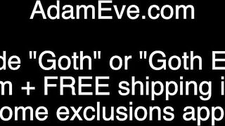 Big Titty Goth Slut Sucking and Titty Fucking (new Toy from Adam & Eve)