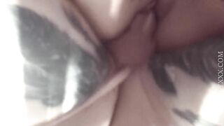 TS Lena Kelly Tricks Goth Charlotte right in the Pussy