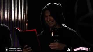 Possessed Slut Gets Gangbanged Hard during Exorcism at Halloween