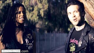 BurningAngel Gothic Girl Kira Noir & her BF Broke into a House to Anal Fuck like Beasts