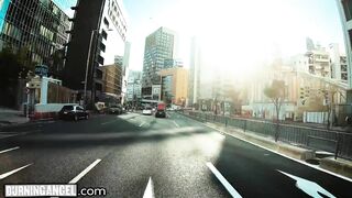 BurningAngel Bisexual Guys Anal Fuck their Teacher Joanna Angel to get Driving License