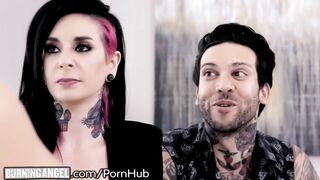 Joanna Angel Shares Cock with Hot Babysitter Mia Malkova!!!