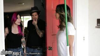 Joanna Angel and Nadia Styles FFM Anal 3Way!