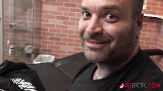 Sascha Plays with Amber Luke while she Gets Tattooed