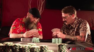 Tattooed Hottie Misha Montana goes all in on Poker