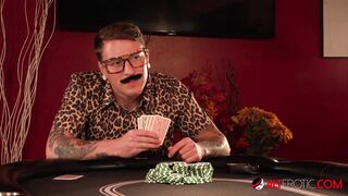Tattooed Hottie Misha Montana goes all in on Poker