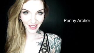 Slim Tattooed Babe Penny Archer is Craving a Big Cock