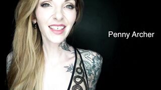 Slim Tattooed Babe Penny Archer is Craving a Big Cock