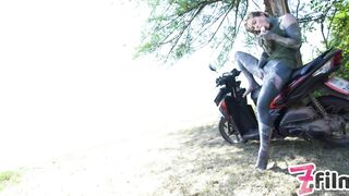 Alternative Teen ANAL Masturbation IN PUBLIC, Naughty Girl SQUIRT Outdoors, Goth, Anal Gape, Tattoo