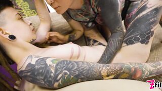 Alternative Lesbians FIRST TIME Fucking with Toys in Front of Camera - ANAL, Real Orgasm, Toys